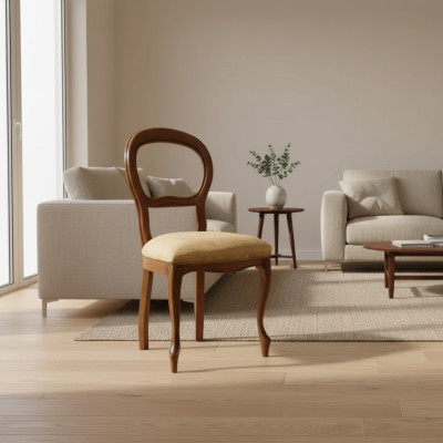 Luxe Design gestoffeerde stoel zitkamer Klassiek textiel meubels Nieuw