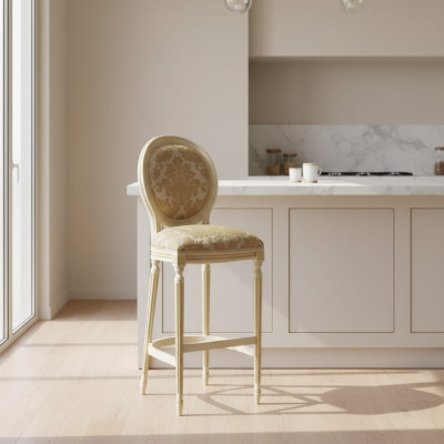 Barstoel Barkruk Stof Design Barkrukken Barkruk Stoelen Italië