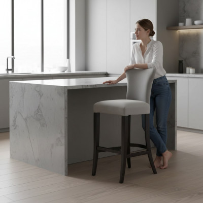 Bar kruk ontwerp barkruk - elegante stof barkrukken - barkruk stoelen