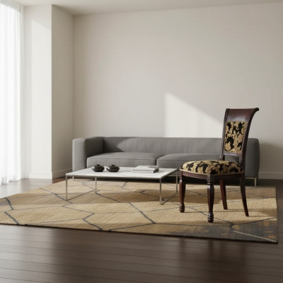 Klassieke stoel ontwerper houten eetkamerstoel luxe houten meubelen nieuw