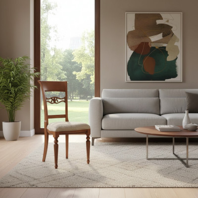 Meubels Stoelen Eetkamerstoel Stoel Ontwerp Bekleding Luxe Inrichting Nieuw