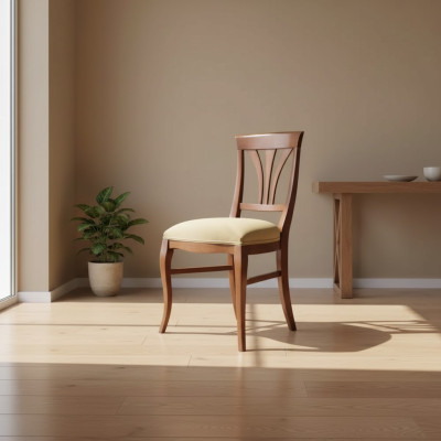 Stoel Bruin Eetkamer Stijl Klassieke Stoelen Bekleding Ontwerp Luxe Nieuw