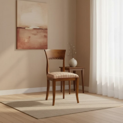 Eetkamermeubels Stoelen Luxe Ontwerp Gestoffeerde Stoel Zitmeubelen Houten Stoel