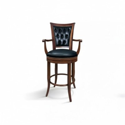 Barkruk Stoel Fauteuil Kunstleer Klassiek Meubels Chesterfield Bekleding
