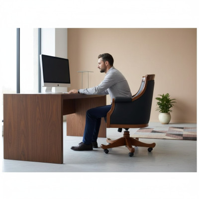 Luxe kantoorstoelen stoel gestoffeerde stoelen designmeubelen kantoor draaistoel