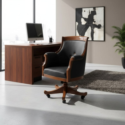 Luxe kantoorstoelen stoel gestoffeerde stoelen designmeubelen kantoor draaistoel