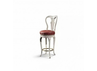 Klassieke witte stoel designer barkruk houten stoel luxe meubels kruk
