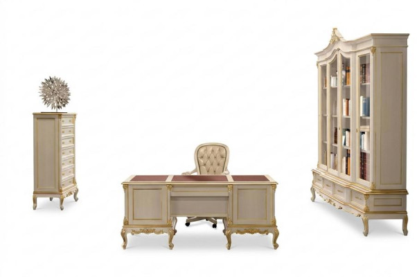 Schrijftafel Boekenkast Ladenkast Bureau Nieuw Bureau Set 3-delig.