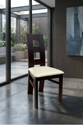 Designer houten stoel eetkamerstoel luxe houten meubelen klassieke stoel