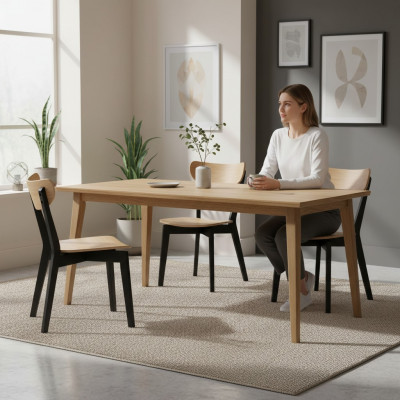 Stoel Bruin Luxe Eetkamer Hout Modern Meubel Ontwerp Elegant Nieuw