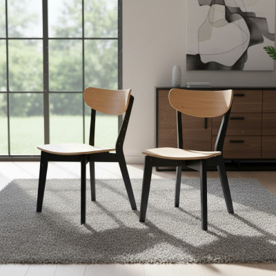 Stoel Bruin Luxe Eetkamer Hout Modern Meubel Ontwerp Elegant Nieuw