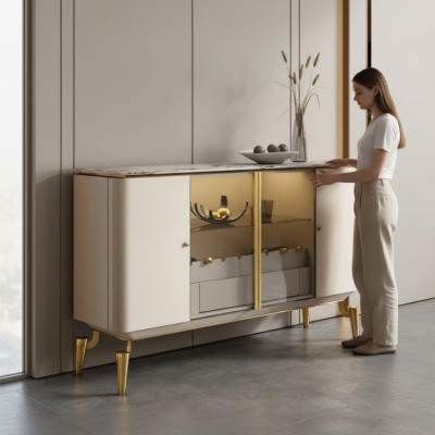 Ontwerper dressoir dressoir sideboard kast woonkamer plank luxe