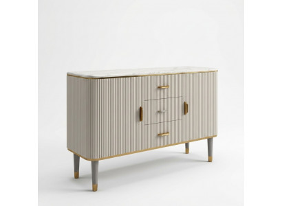 Ontwerp meubels Luxe ladekasten dressoir woonkamer Modern grijs hout Nieuw