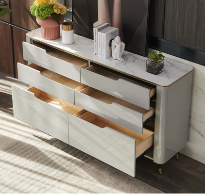Ontwerp commode dressoir sideboard met laden kast woonkamer nieuw.