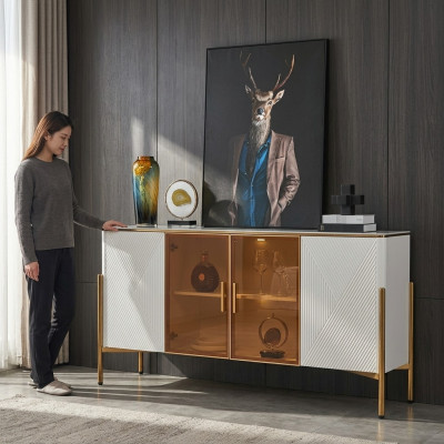 Commodes planken Ontwerp woonkamer meubels Hout Nieuw Dressoir Kast