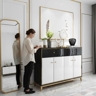 Ladenkast Kast Dressoir Wit Modern Ladenkasten Eetkamer Hout Luxe Nieuw