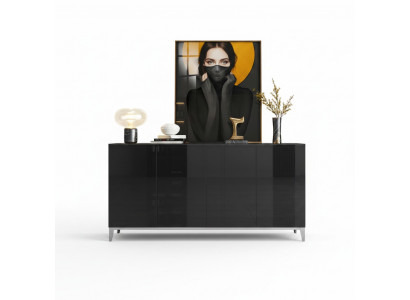 Sideboard Luxe Kast Plank Hout Dressoir Woonkamer Modern Ontwerper