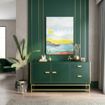 Ladekast Ontwerp Dressoir Buffet Kast Hout Modern Woonkamer Nieuw