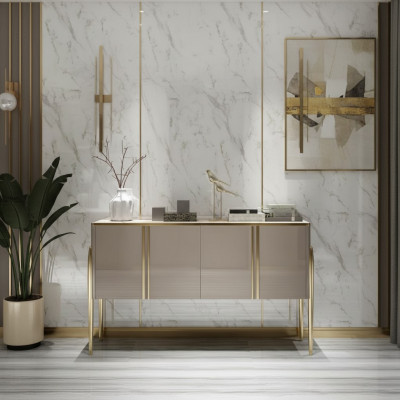 Designer dressoir kast plank hout luxe dressoirs sideboard