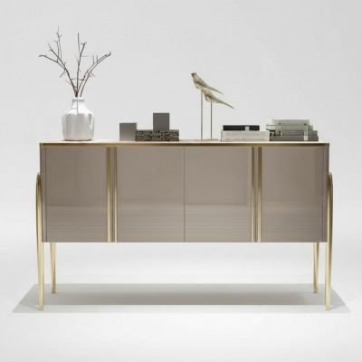 Designer dressoir kast plank hout luxe dressoirs sideboard