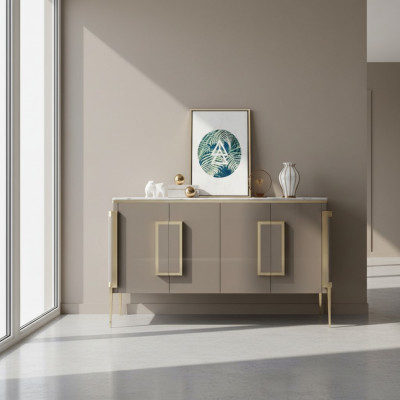 Luxe Modern Stijl Dressoir Sideboard Ladenkast Houten Kast Dressoir