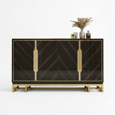 Kast dressoir kast luxe kast rek meubels houten kast nieuw