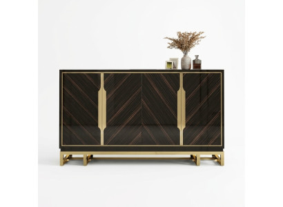 Kast dressoir kast luxe kast rek meubels houten kast nieuw