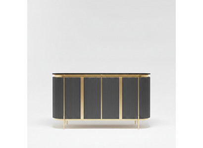Dressoir Sideboard Luxe Designer Houten Regaal Kast Meubels Grijs Commode