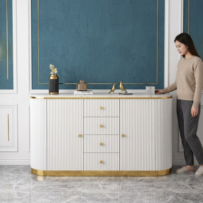 Sideboard ladenkast dressoir wit dressoirs houten kast meubels ladenkasten