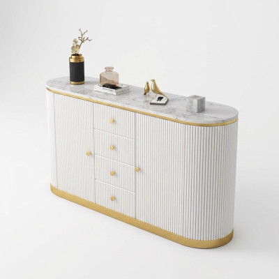 Sideboard ladenkast dressoir wit dressoirs houten kast meubels ladenkasten