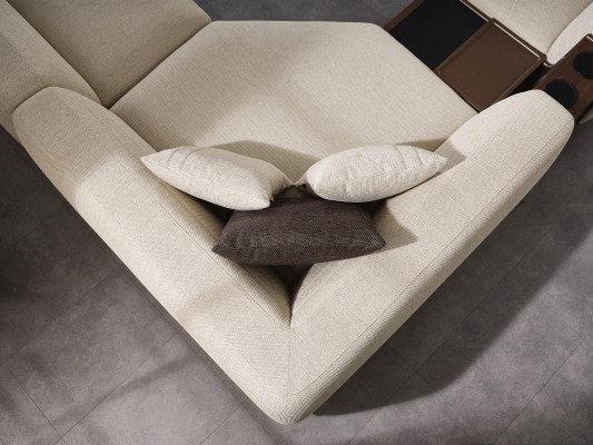 Luxe hoekbank U-vorm gestoffeerde bank bank woonkamer meubels textiel Nieuwe inrichting
