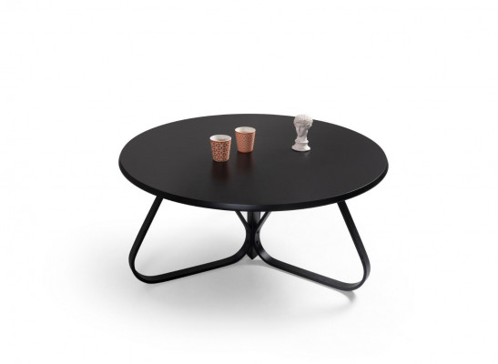 Woonkamer Zwarte salontafel Moderne Designer inrichting Luxe meubels