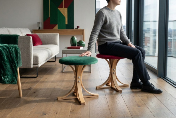 Designer 2x Kruk Volledige Inrichting Modern Woonkamer Luxe Meubels