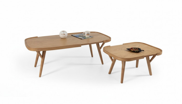 Woonkamerset 2-delig 2x salontafels Designer meubels Modern Compleet Hout