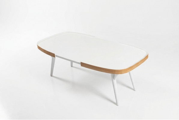 Hout Wit Salontafel Woonkamer Designer Modern Inrichting