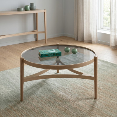 Moderne salontafel inrichting ontwerper luxe rond meubilair koffietafel