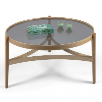 Moderne salontafel inrichting ontwerper luxe rond meubilair koffietafel