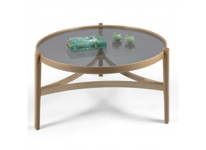 Moderne salontafel inrichting ontwerper luxe rond meubilair koffietafel