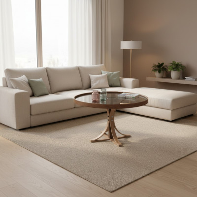 Luxe salontafel woonkamer rond koffietafel meubels ontwerper inrichting