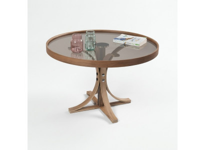 Luxe salontafel woonkamer rond koffietafel meubels ontwerper inrichting