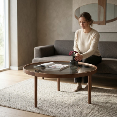 Salontafel Luxe Woonkamer Bijzettafel Designer Inrichting Glazen Tafel
