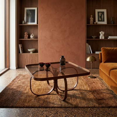 Ontwerper meubels salontafel bijzettafel luxe woonkamer glazen tafel