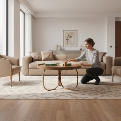 Ontwerper salontafel Moderne houten meubels Woonkamer Luxe inrichting