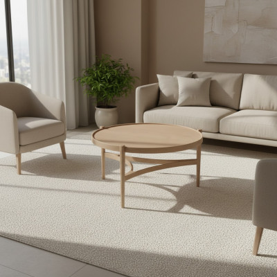 Houten salontafel woonkamer meubels luxe bijzettafel modern interieur