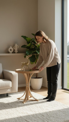 Salontafel 50x62 cm Woonkamertafel Luxe Glazen tafel Koffietafel Ontwerper