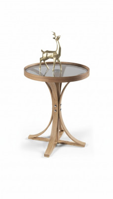 Salontafel 50x62 cm Woonkamertafel Luxe Glazen tafel Koffietafel Ontwerper