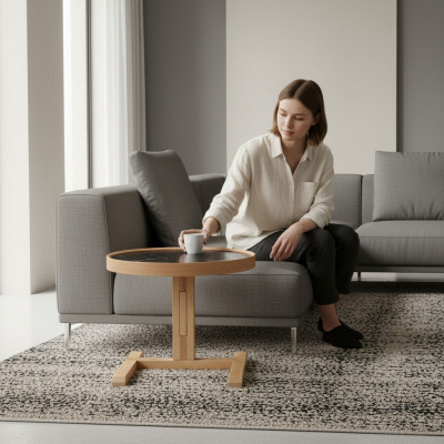 Salontafel Rond Woonkamer Bijzettafel Designer Inrichting Nieuw Meubels