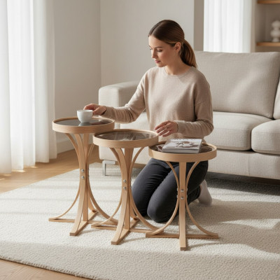 Woonkamer Compleet 3x Salontafels Luxe Koffietafel Tafels Inrichting