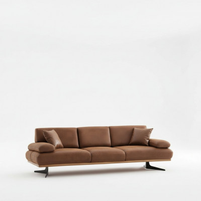 Vierpersoonsbank Bank Modern Ontwerp Stof Luxe Woonkamer Gestoffeerde Bank