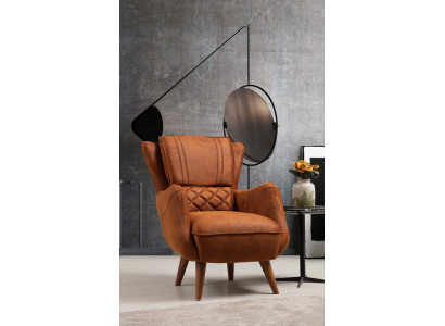 Fauteuil Ontwerp Bank Luxe Woonkamer Bekleding Zitter Modern Nieuw Meubelen